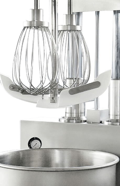 Cooking Mixer Heated By Steam